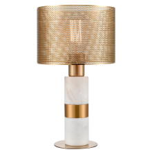 Atlas Lighting PL11106-WH - Sureshot 15'' High 1-Light Table Lamp - Aged Brass