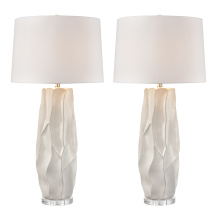 Atlas Lighting PL11206-WHS - Parker 37.5'' High 1-Light Table Lamp - Set of 2 Gloss White