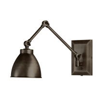 Atlas Lighting WL11007-BZ - Maggie 6.75'' High 1-Light Swingarm Sconce - Architectural Bronze