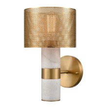 Atlas Lighting WL11154-WH - Sureshot 12'' High 1-Light Sconce - Aged Brass