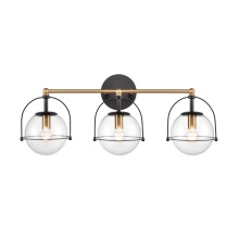 Atlas Lighting WL11358-BS - Langford 24'' Wide 3-Light Vanity Light - Satin Brass