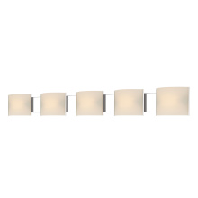 Atlas Lighting WL11394-CH - Pannelli 52'' Wide 5-Light Vanity Light - Chrome