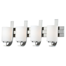 Atlas Lighting WL11406-NK - Pendenza 27'' Wide 4-Light Vanity Light - Brushed Nickel