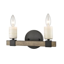 Atlas Lighting WL11450-BK - Stone Manor 12'' Wide 2-Light Vanity Light - Matte Black
