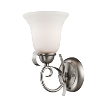 Atlas Lighting WL11536-NK - Brighton 11'' High 1-Light Sconce - Brushed Nickel