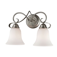 Atlas Lighting WL11537-NK - Brighton 15'' Wide 2-Light Vanity Light - Brushed Nickel