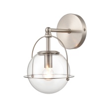 Atlas Lighting WL11650-NK - Langford 10'' High 1-Light Sconce - Satin Nickel