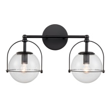 Atlas Lighting WL11651-BK - Langford 17'' Wide 2-Light Vanity Light - Matte Black