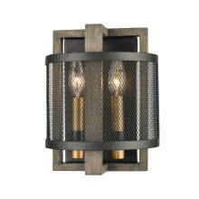 Atlas Lighting WL11721-BK - Woodbridge 10'' High 2-Light Sconce - Matte Black