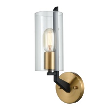 Atlas Lighting WL11724-BK - Blakeslee 14'' High 1-Light Sconce - Matte Black