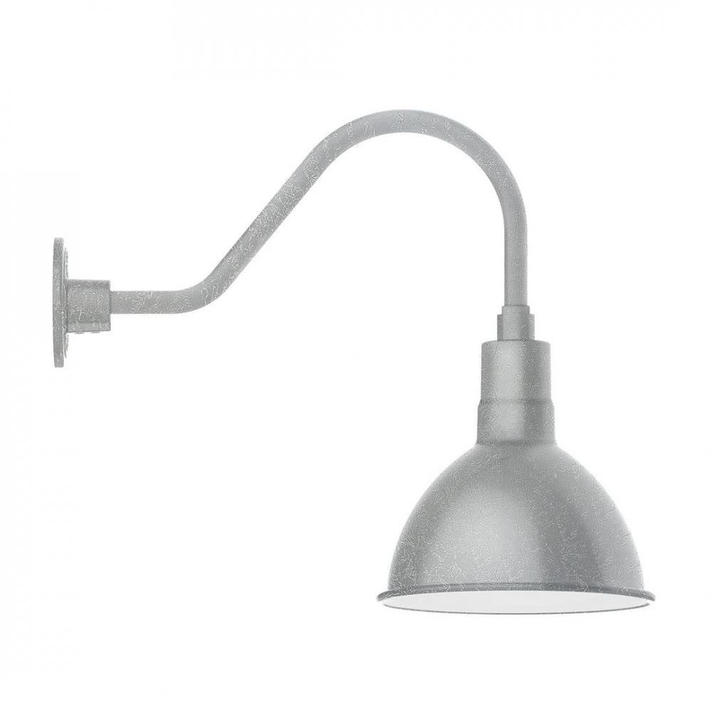 Deep Bowl 10" LED Gooseneck Wall light