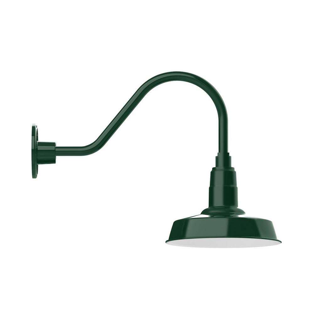 Warehouse 10" LED Gooseneck Wall light