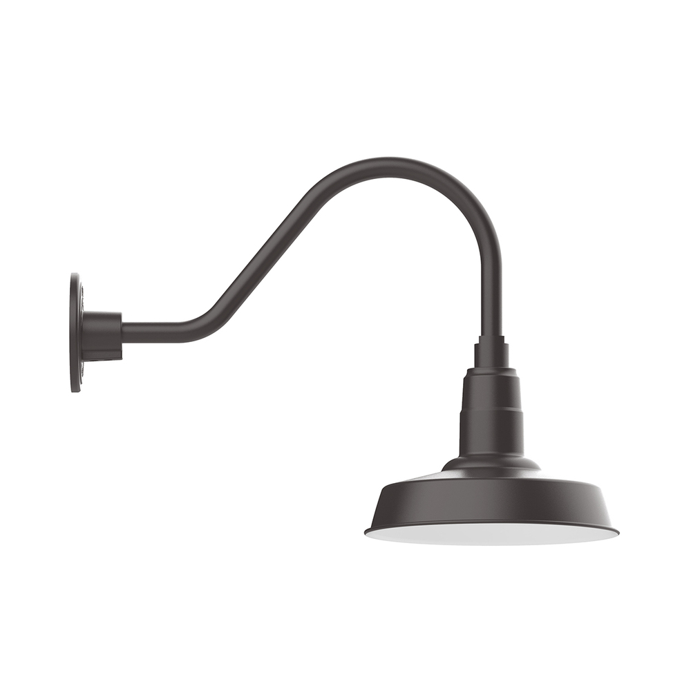 Warehouse 10" gooseneck wall light