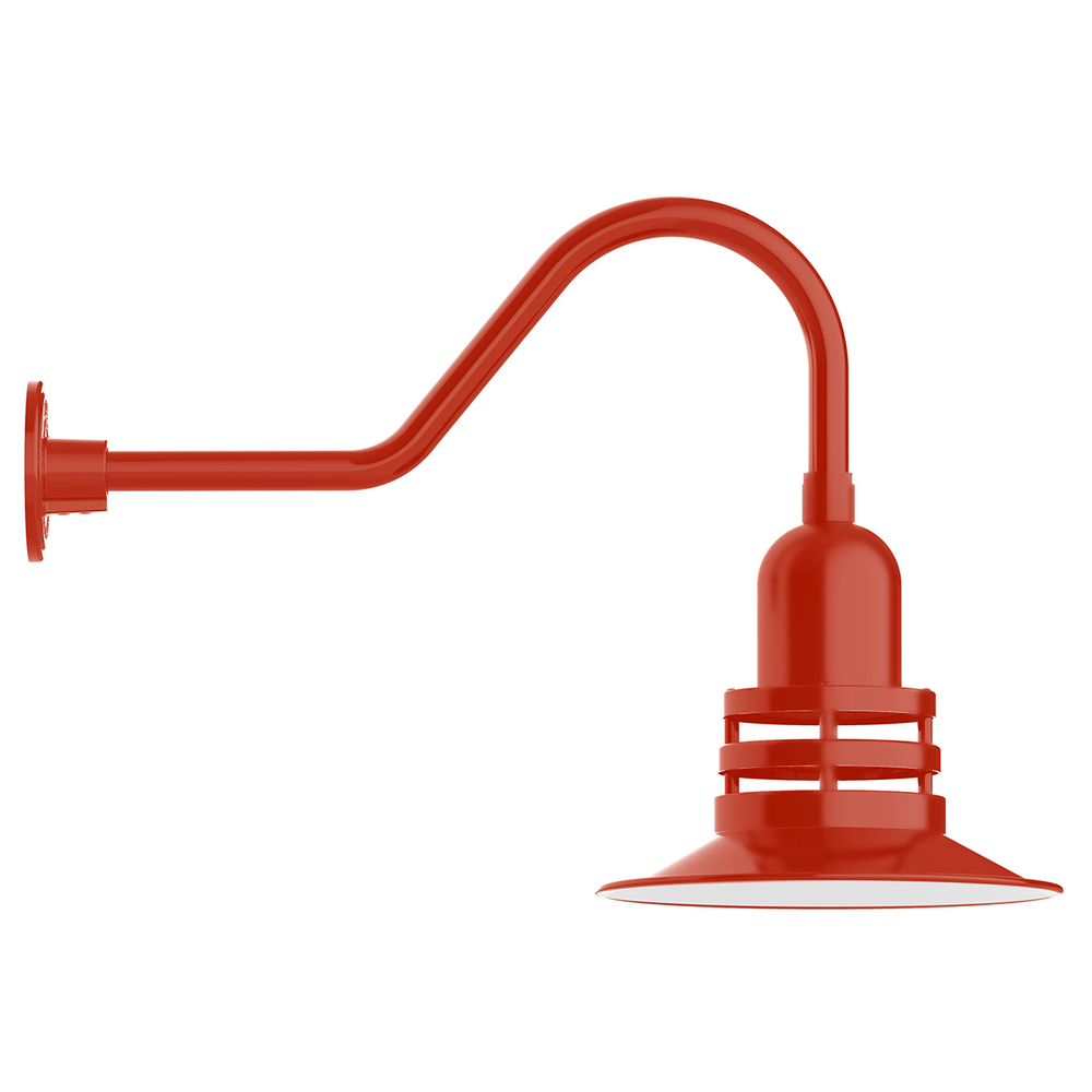 Atomic 12" gooseneck wall light