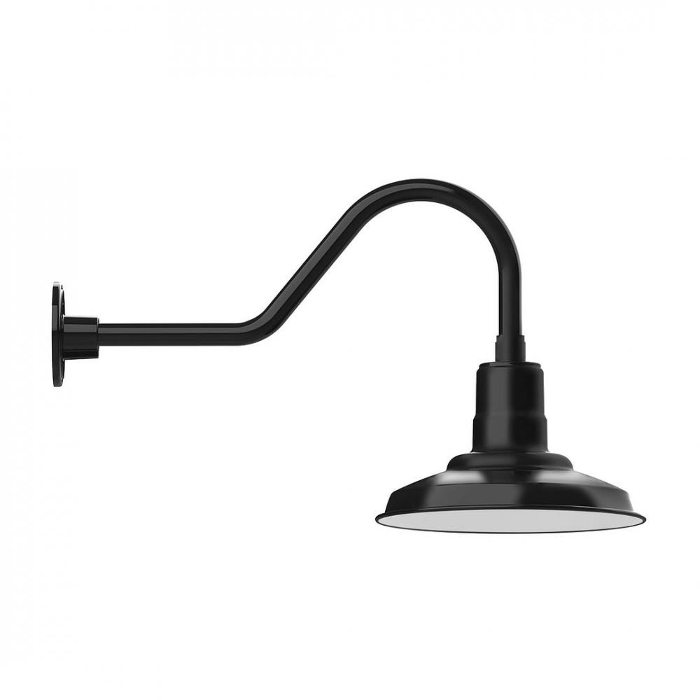 Warehouse 12" LED Gooseneck Wall light