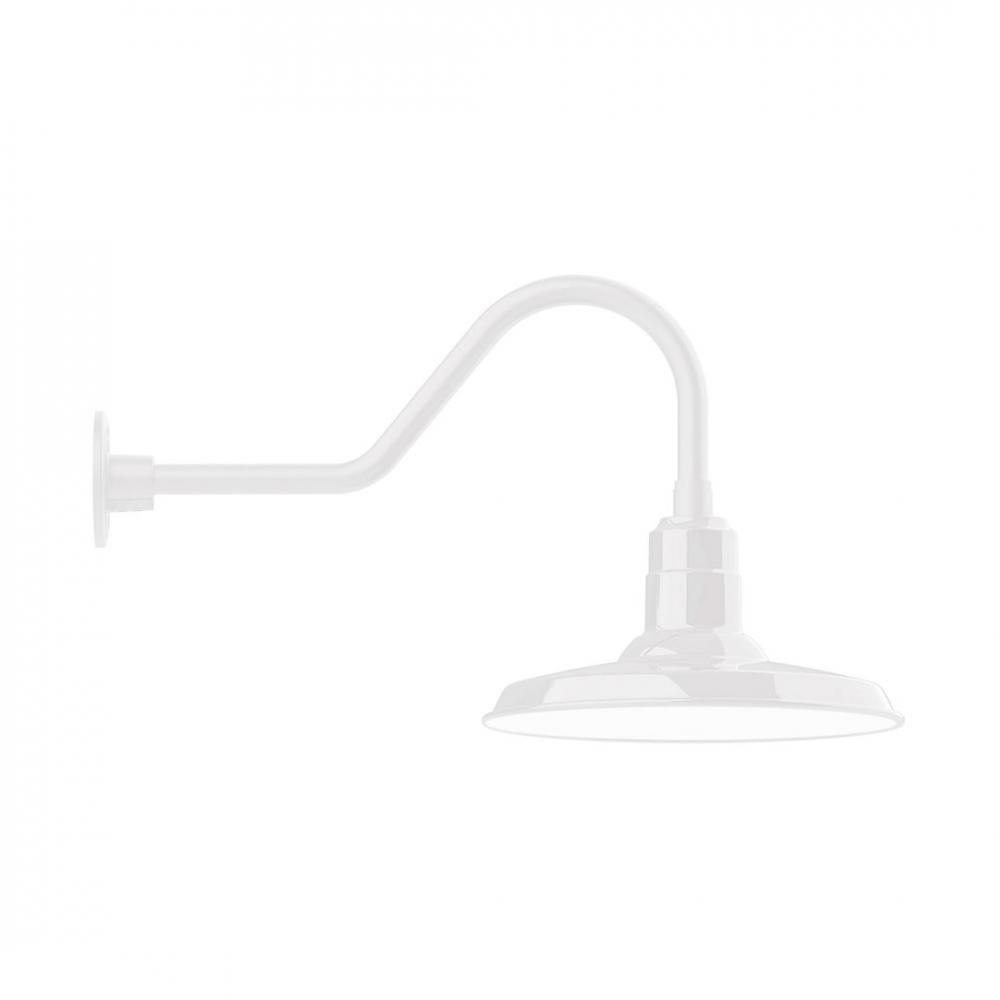 Warehouse 14" LED Gooseneck Wall light