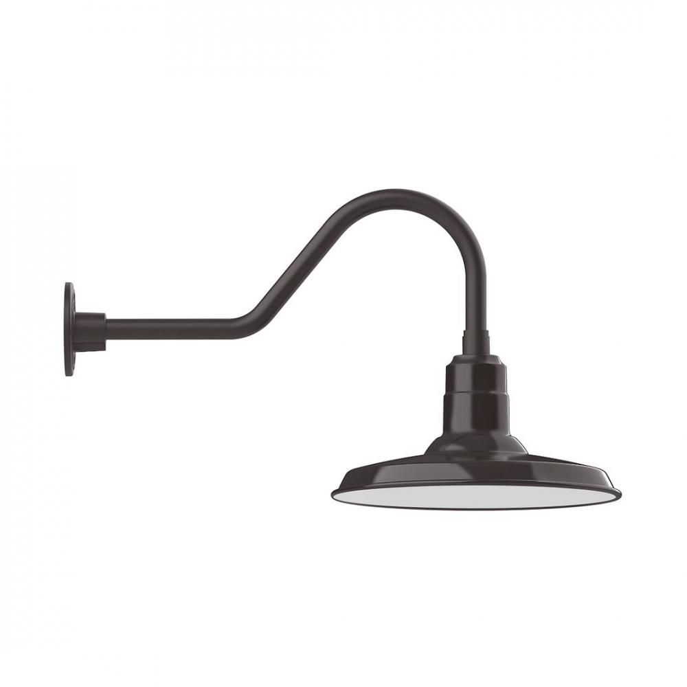 Warehouse 14" LED Gooseneck Wall light