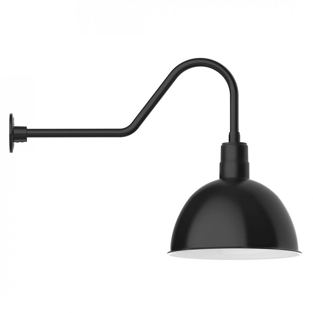 Deep Bowl 16" LED Gooseneck Wall light