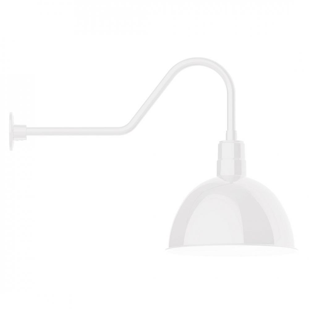 Deep Bowl 16" LED Gooseneck Wall light