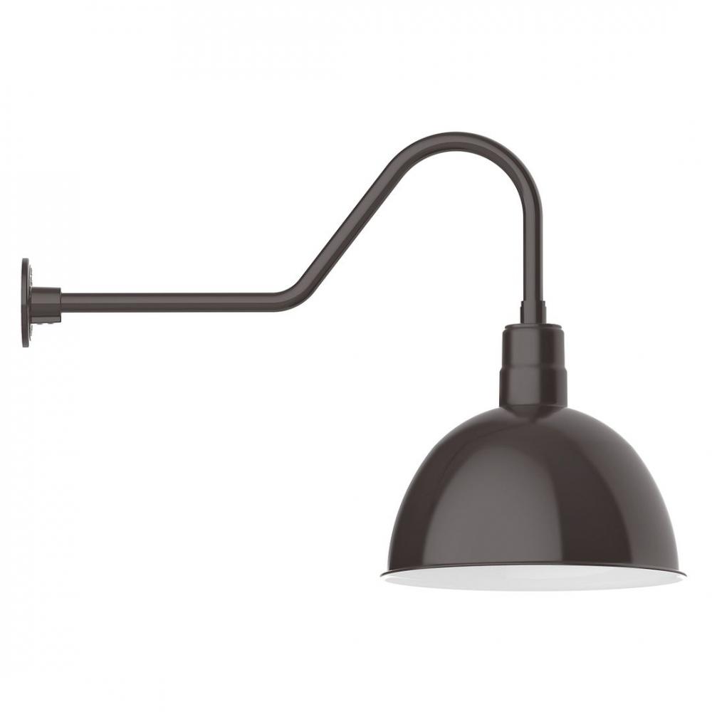 Deep Bowl 16" LED Gooseneck Wall light