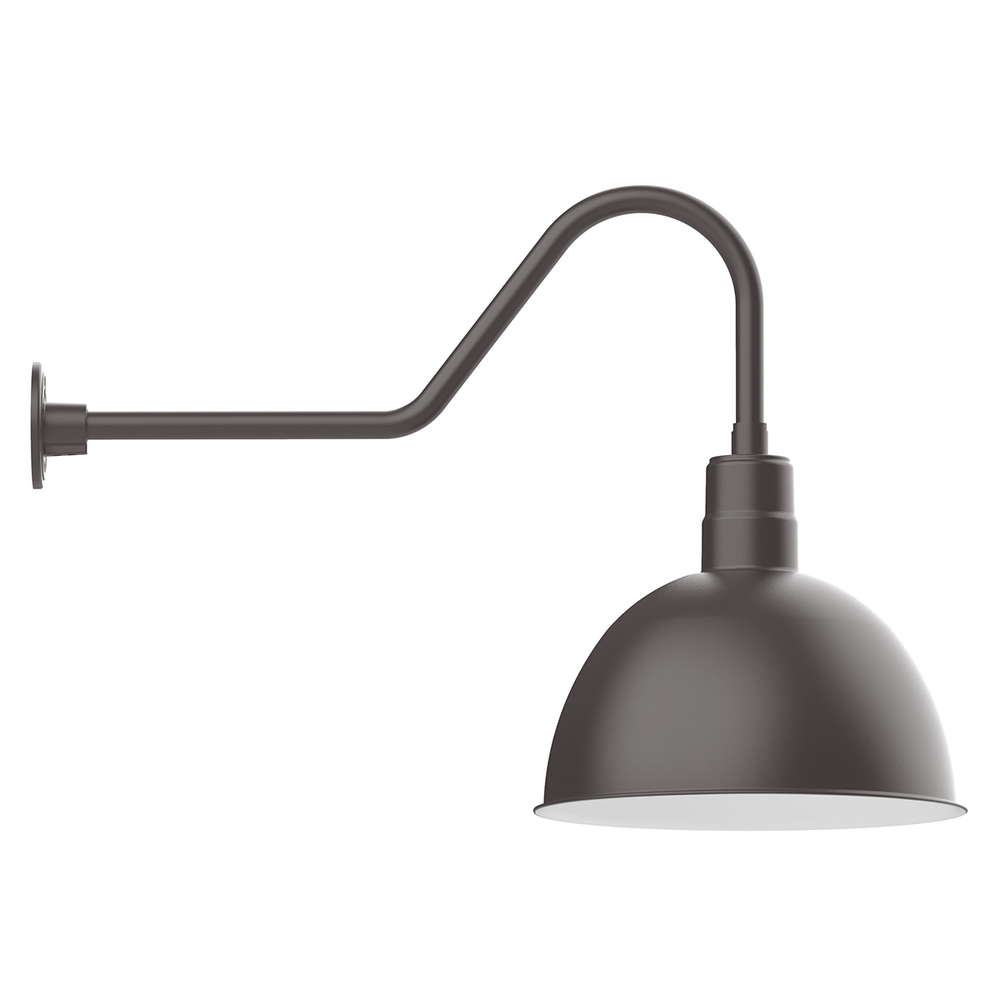 Deep Bowl 16" LED Gooseneck Wall light