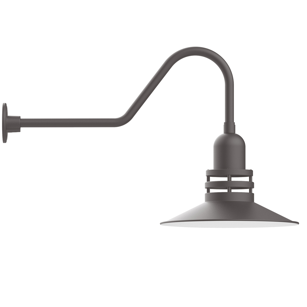 Atomic 16" gooseneck wall light