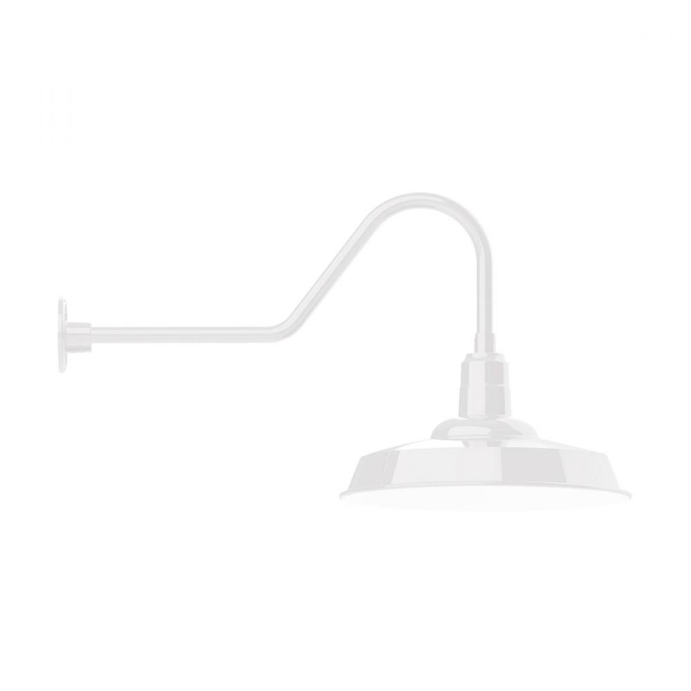 Warehouse 18" gooseneck wall light