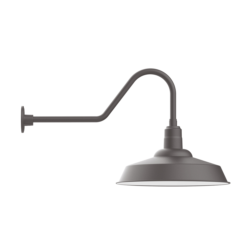Warehouse 20" gooseneck wall light