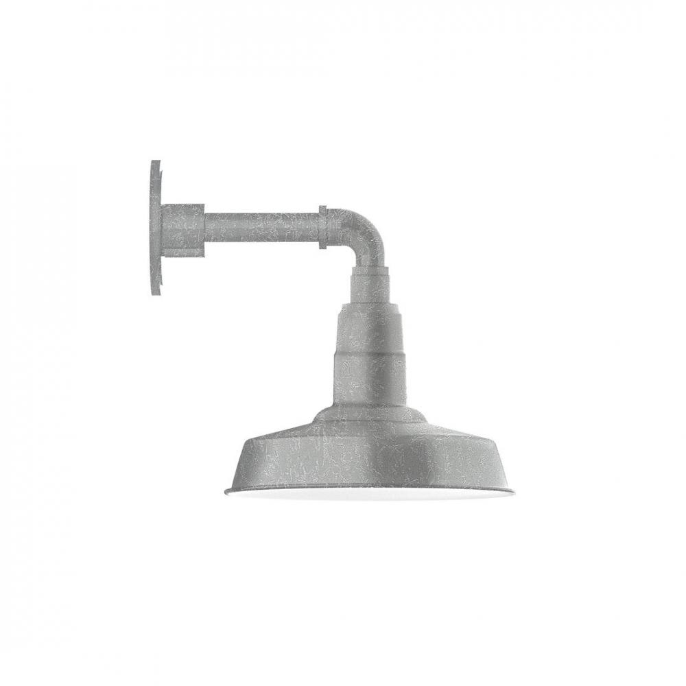 Warehouse 10 inch LED Straight Arm Wall Light