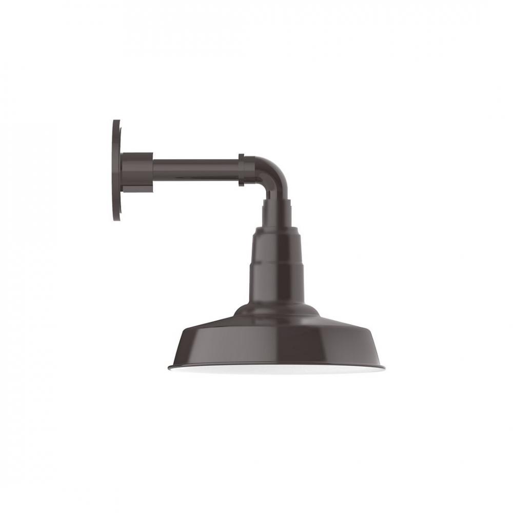 Warehouse 10 inch LED Straight Arm Wall Light