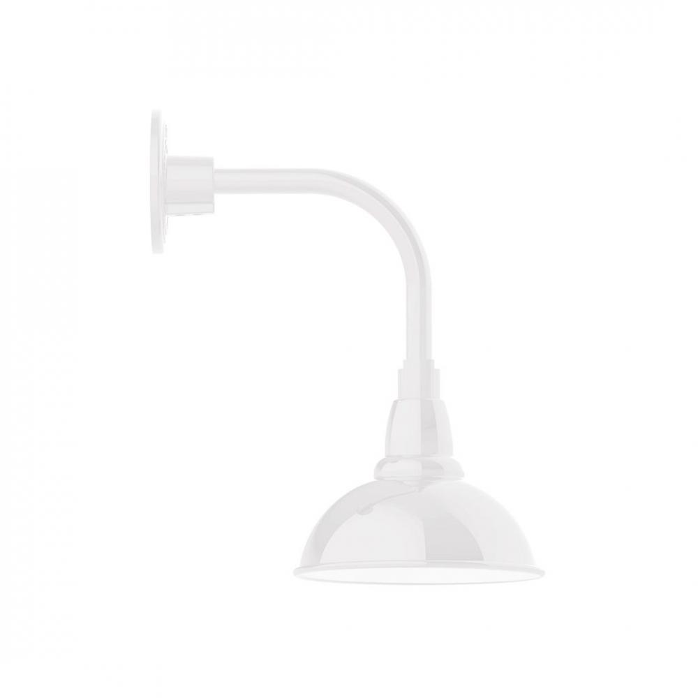 Cafe 8" LED Curved Arm Wall light