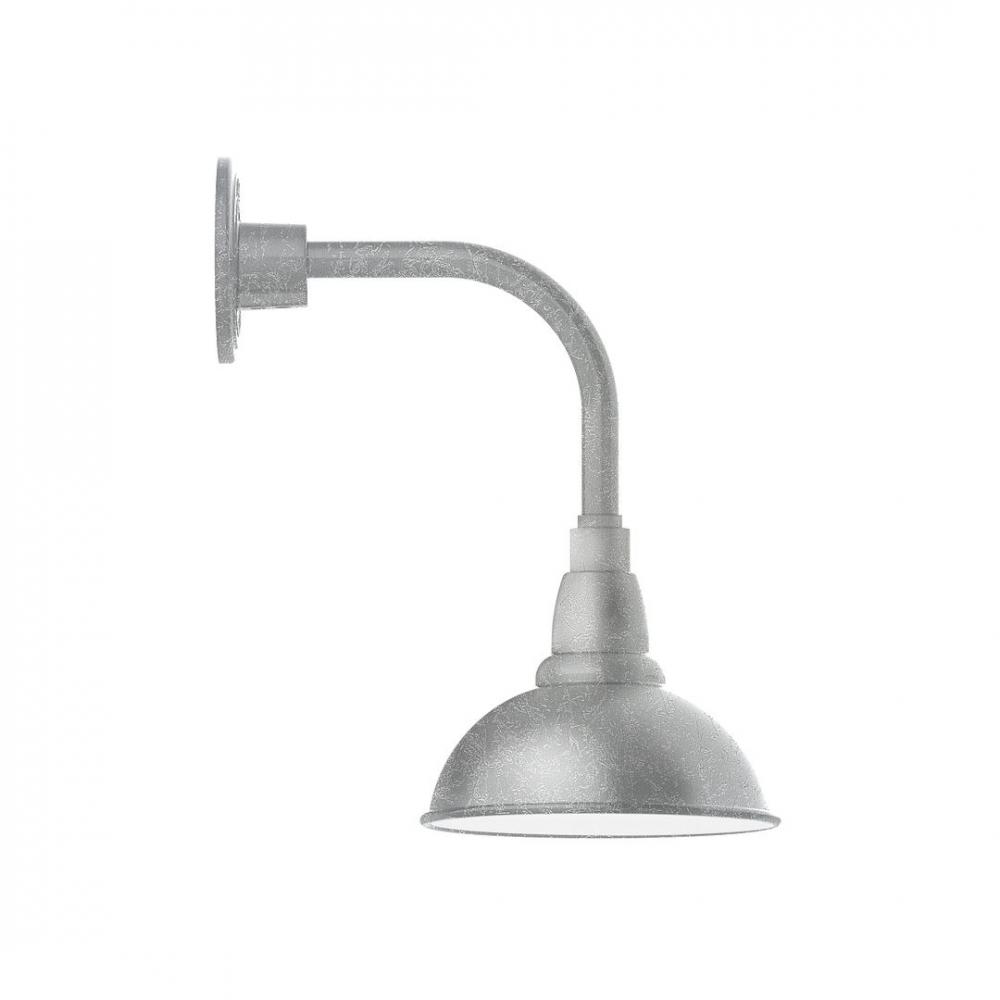 Cafe 8" LED Curved Arm Wall light