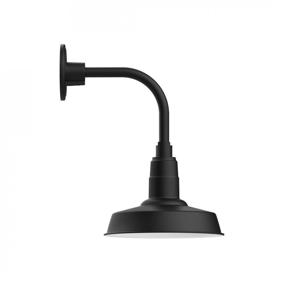 Warehouse 10" LED Curved Arm Wall light