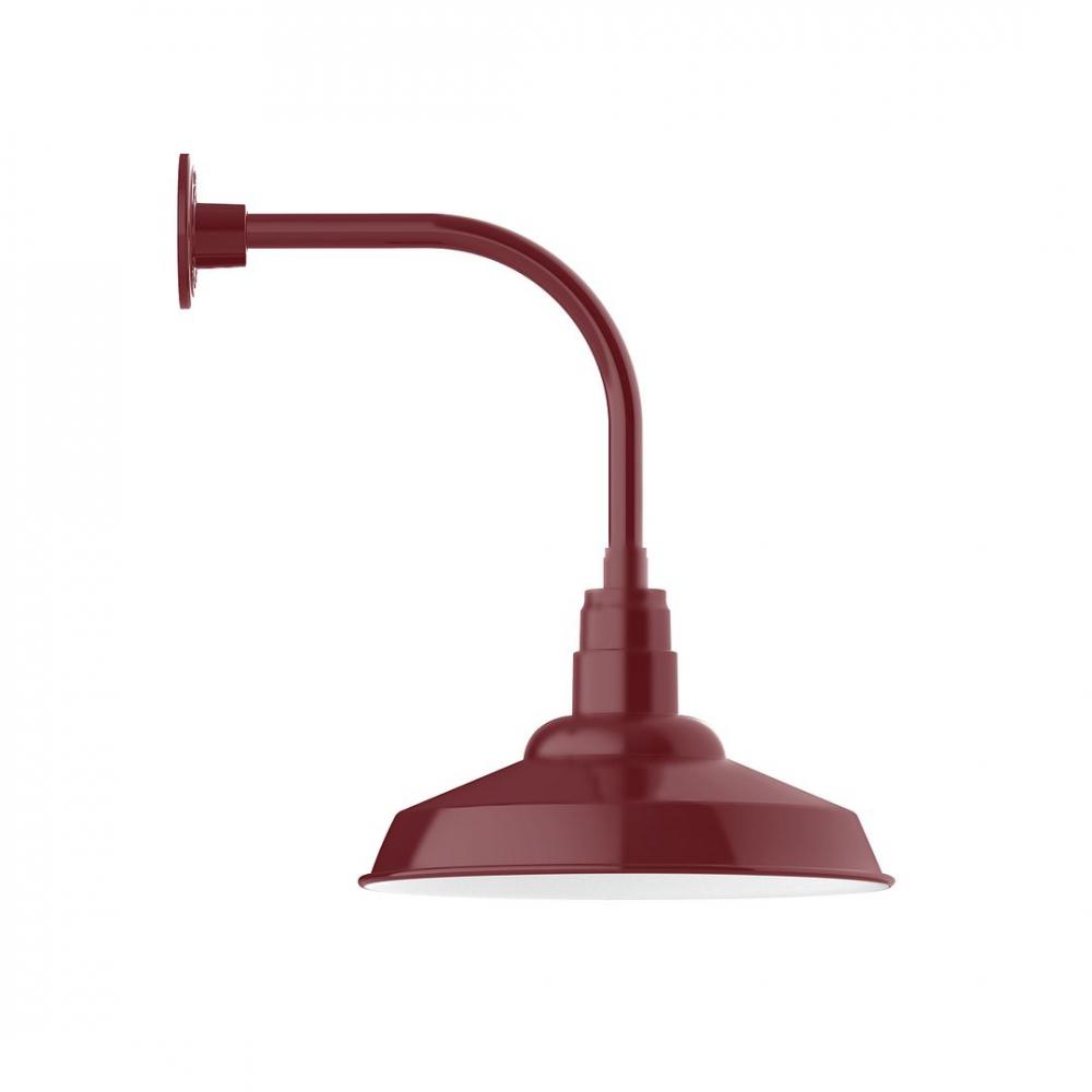 Warehouse 16" LED Curved Arm Wall light
