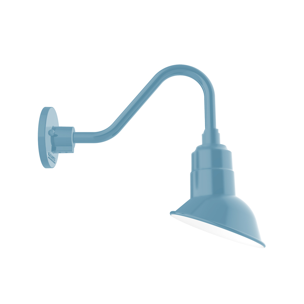 Angle 7 inch Gooseneck Wall Light