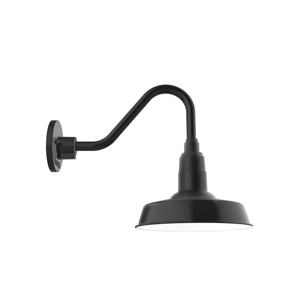 Warehouse 10 inch gooseneck wall light