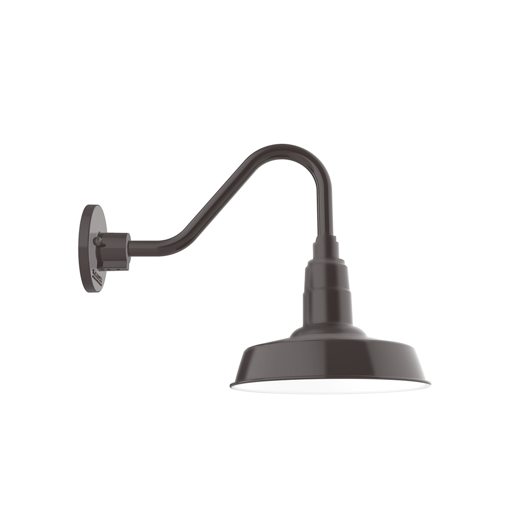Warehouse 10 inch gooseneck wall light