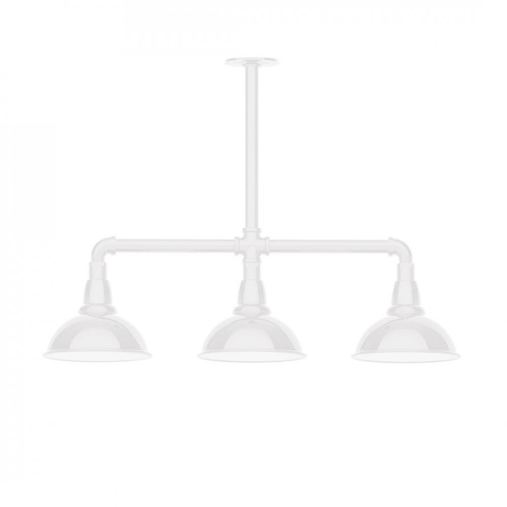 Cafe 8" 3-light LED Stem Hung Pendant Light