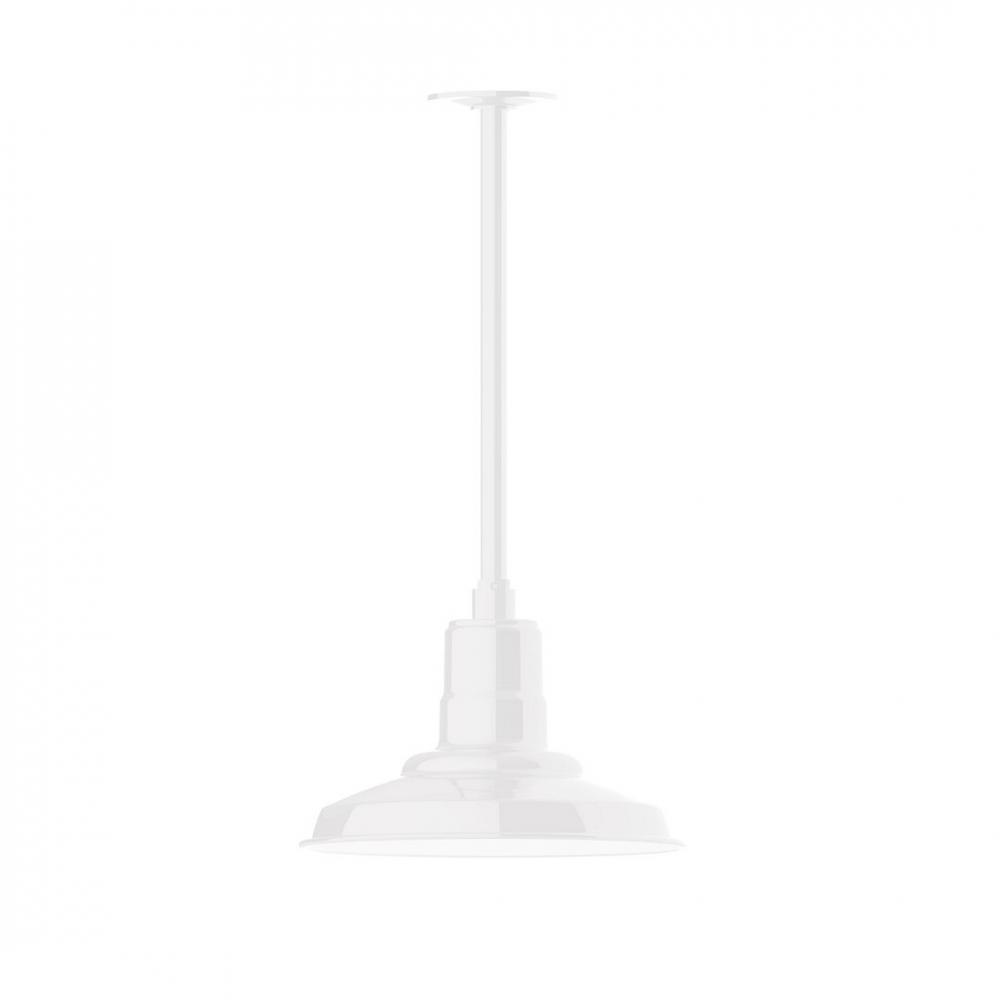 Warehouse 12" LED Pendant, stem mount