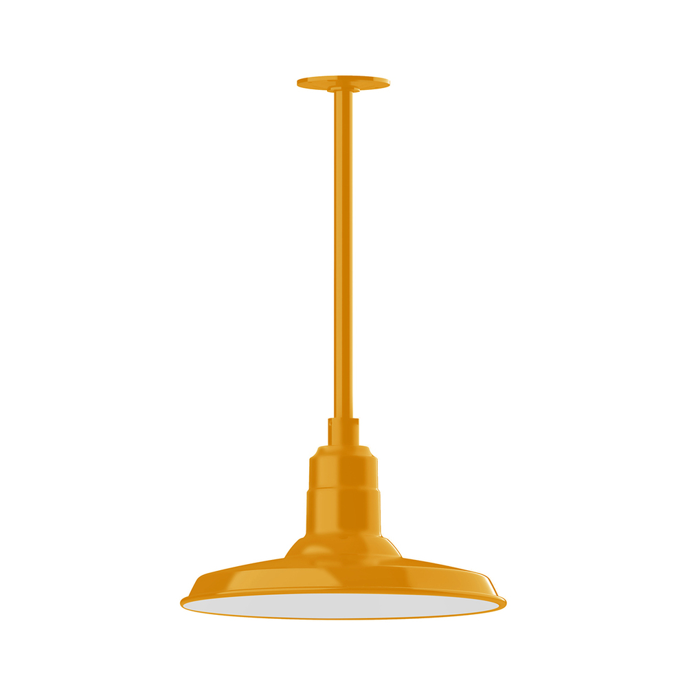 Warehouse 14" LED Pendant, stem mount