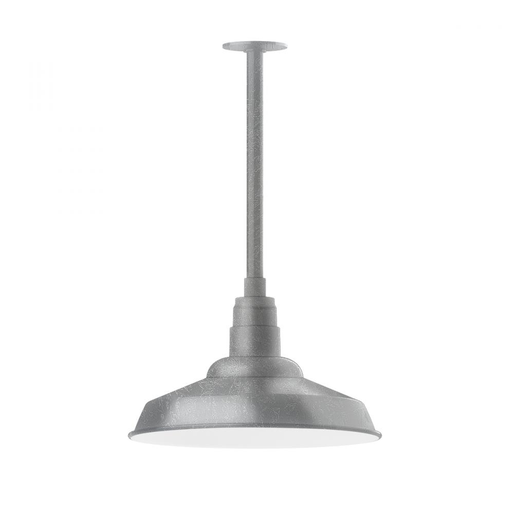 Warehouse 16" pendant, stem mount