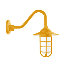 Montclair Light Works GNV052-21 - Vaportite 8 inch Gooseneck Wall Light