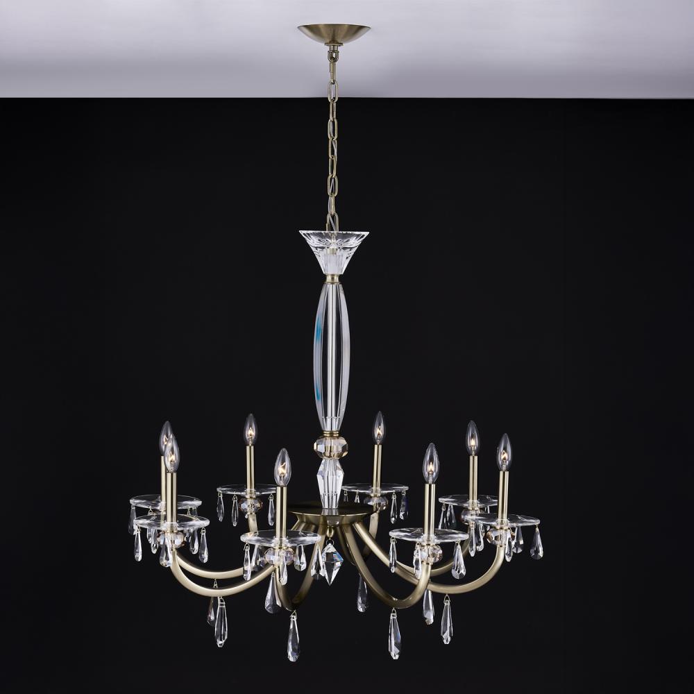 PASSO 8 LT CHAM GLD CHANDELIER