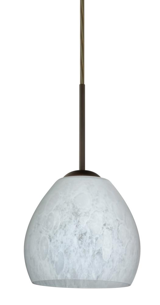Besa Bolla Pendant Bronze Carrera 1x50W E12 base