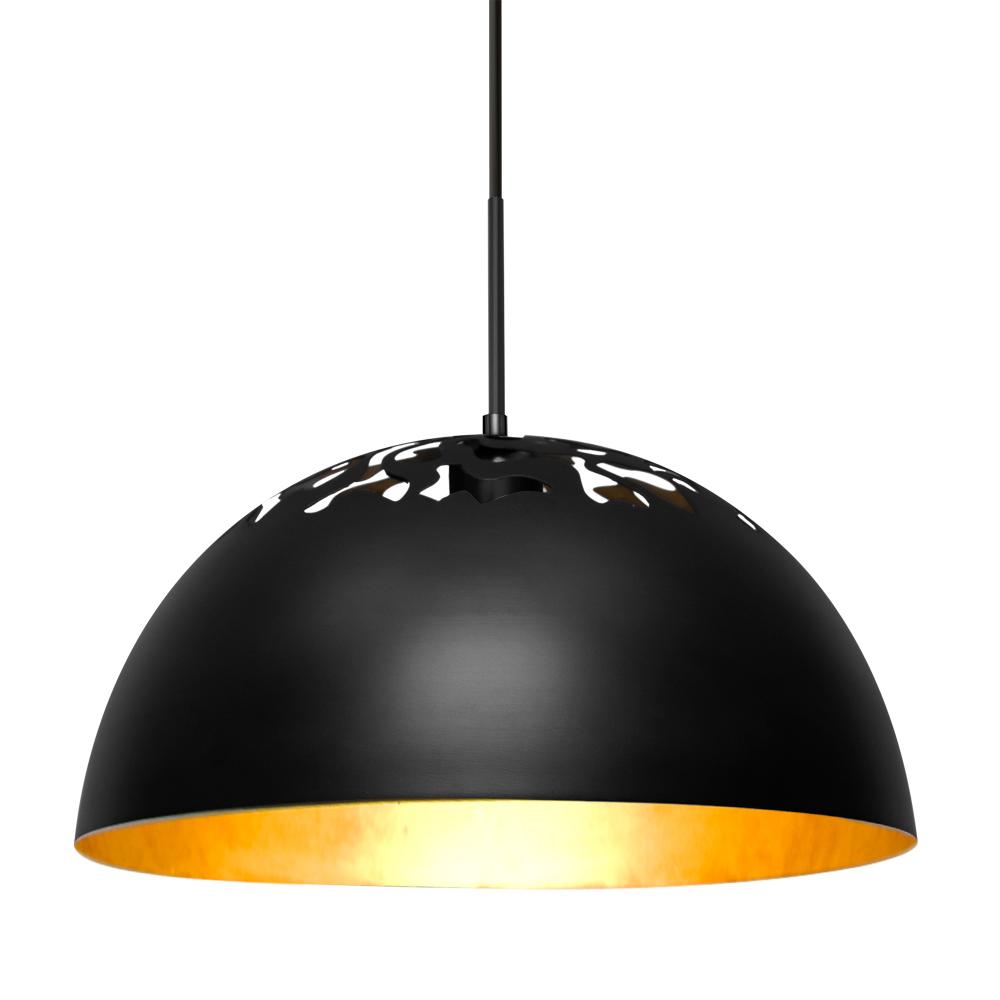 Besa Gordy Pendant, Black Finish, 1x60W Medium Base