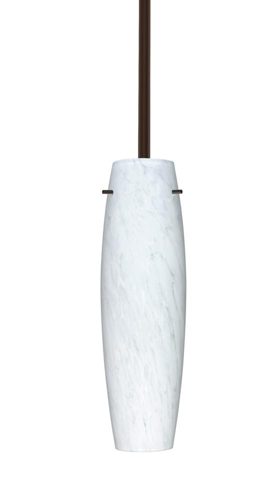 Besa Stilo 11 Stem Pendant Bronze Carrera 1x40W Medium base