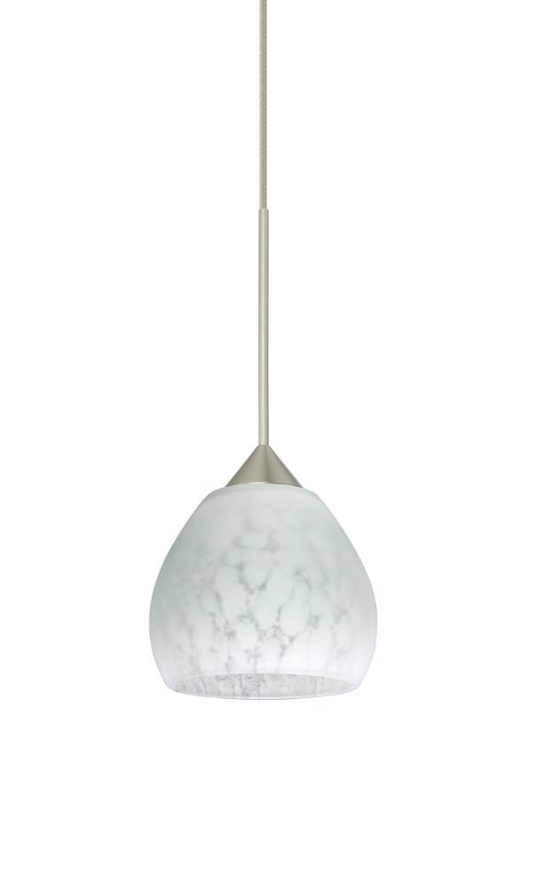 Besa Pendant Tay Tay Satin Nickel Carrera 1x50W MAX GY6.35 Base