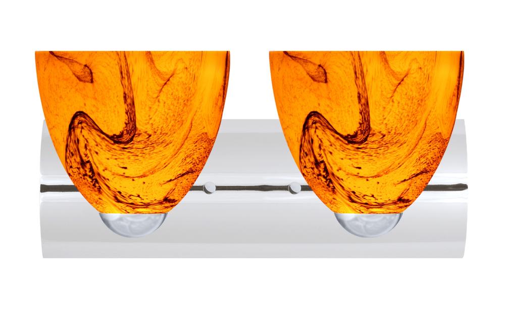 Besa Wall Sasha Chrome Habanero 2x9W LED