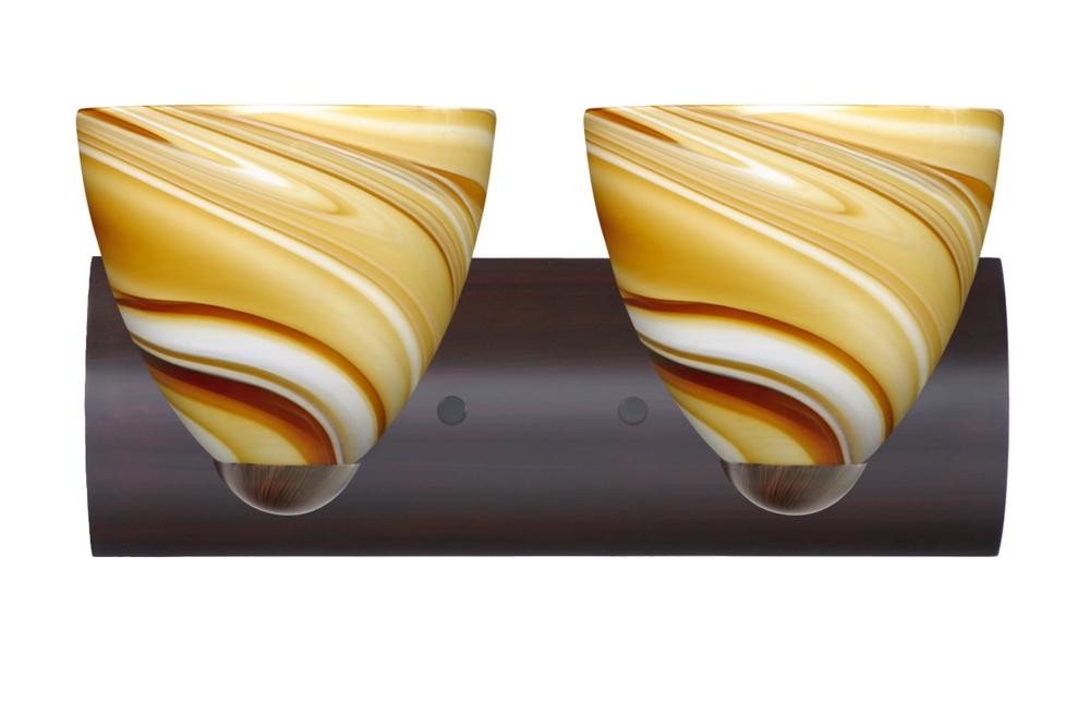 Besa Wall Sasha Bronze Honey 2x9W LED