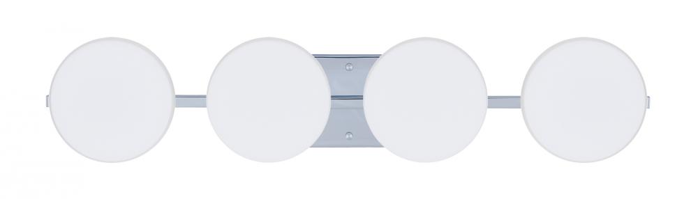 Besa Wall Ciro Chrome Opal Matte 4x5W LED